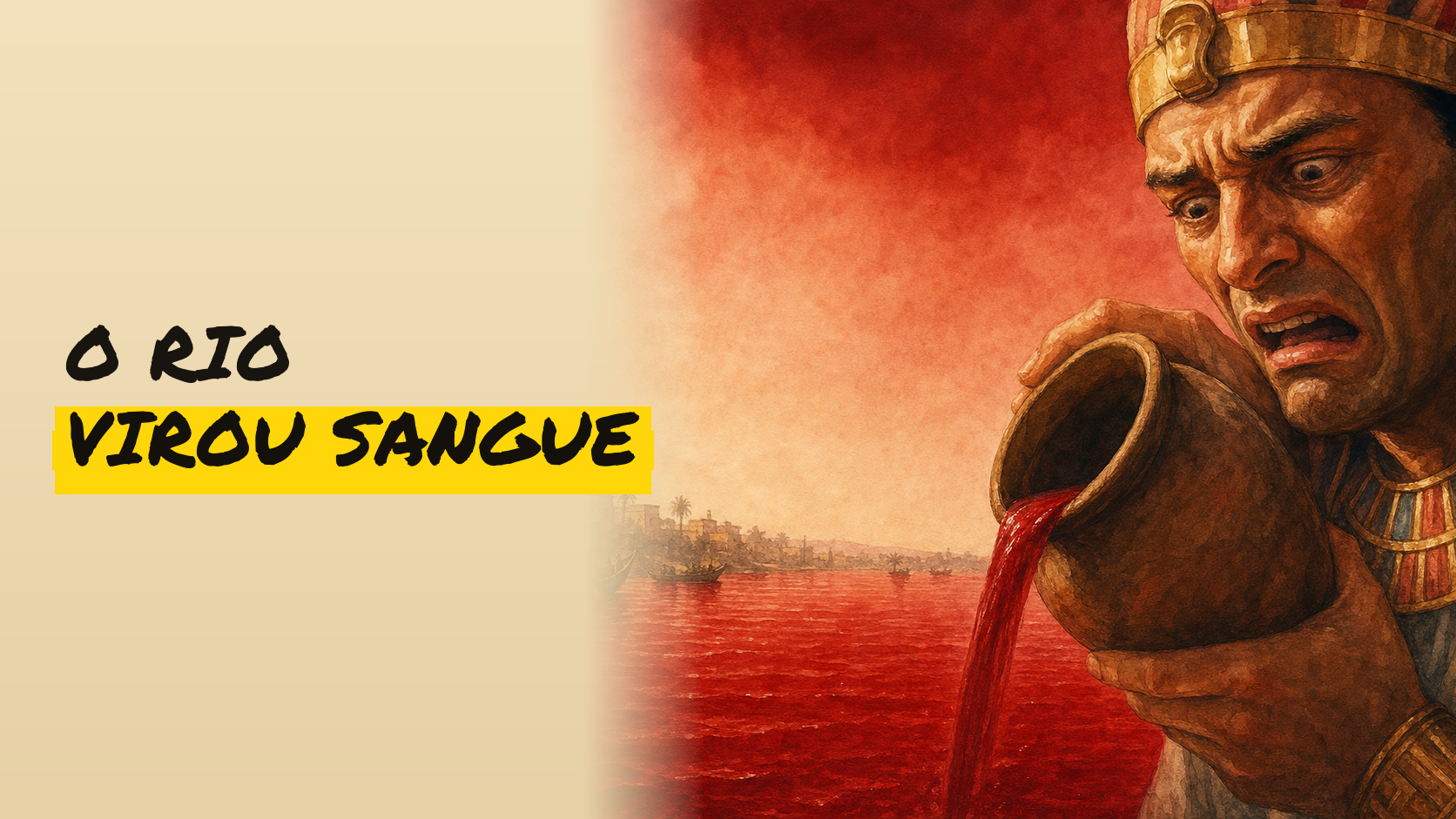 O rio virou sangue