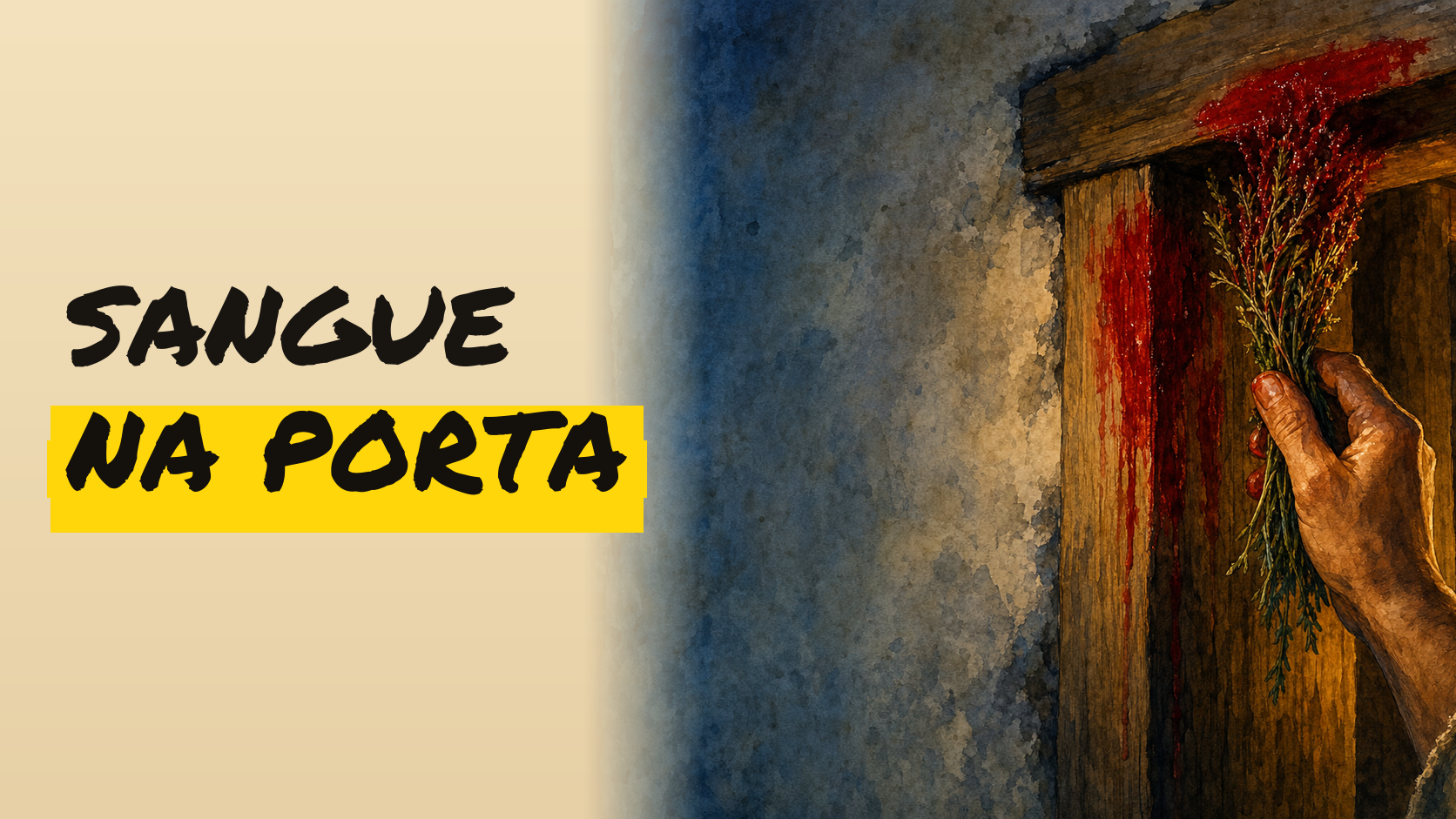 Sangue na porta